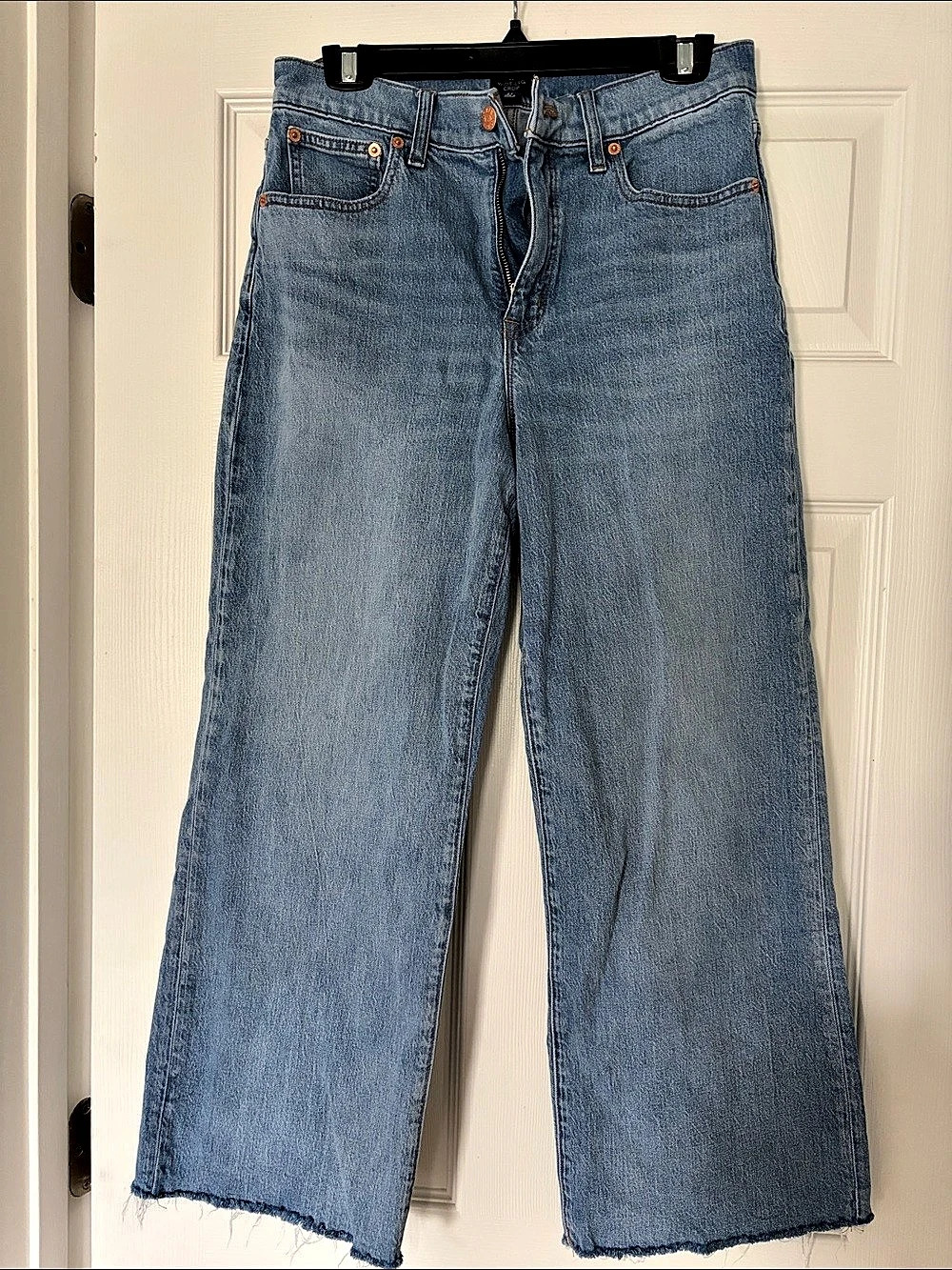 J.Crew Wide-Leg Crop Jeans - like new, size 27